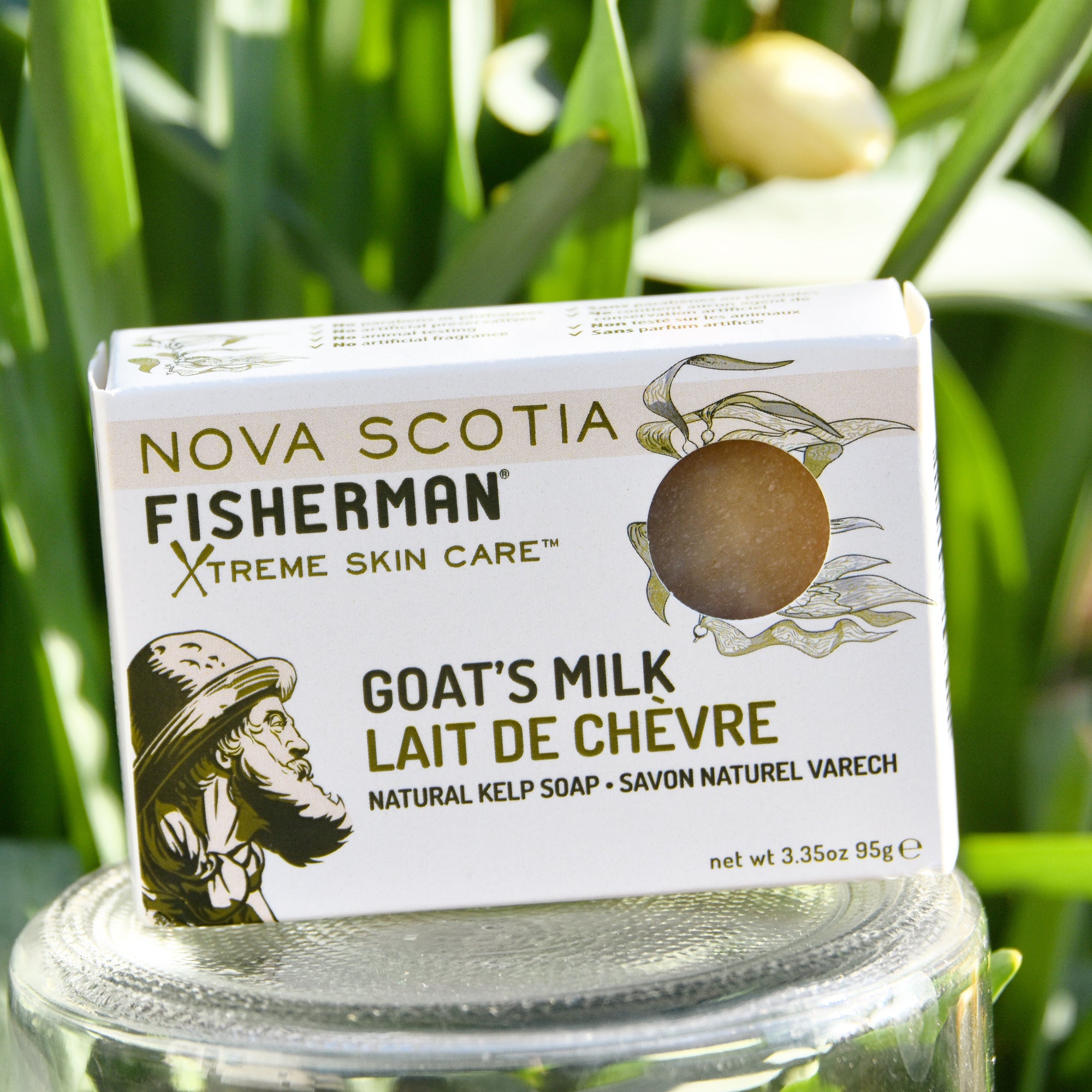 Natural Bar Soap - Goat's Milk - Nova Scotia Fisherman Sea Kelp Skincare 