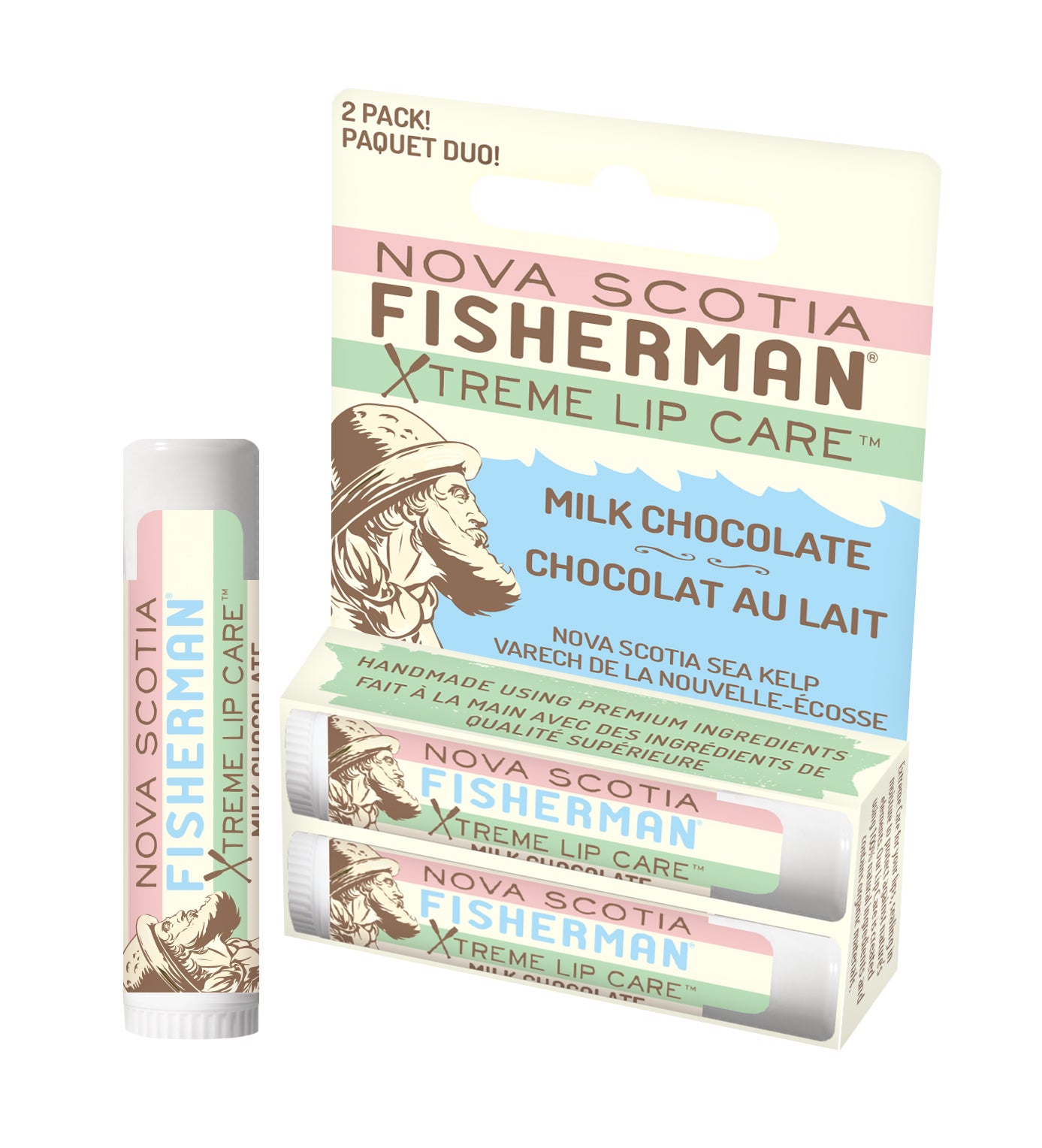 Two Pack Lip Balm - Milk Chocolate