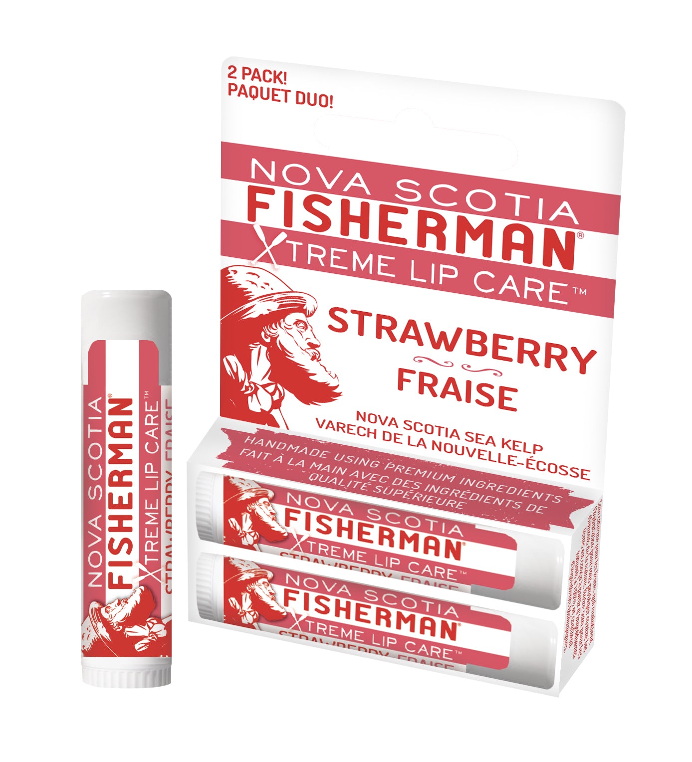 Two Pack Lip Balm - Strawberry