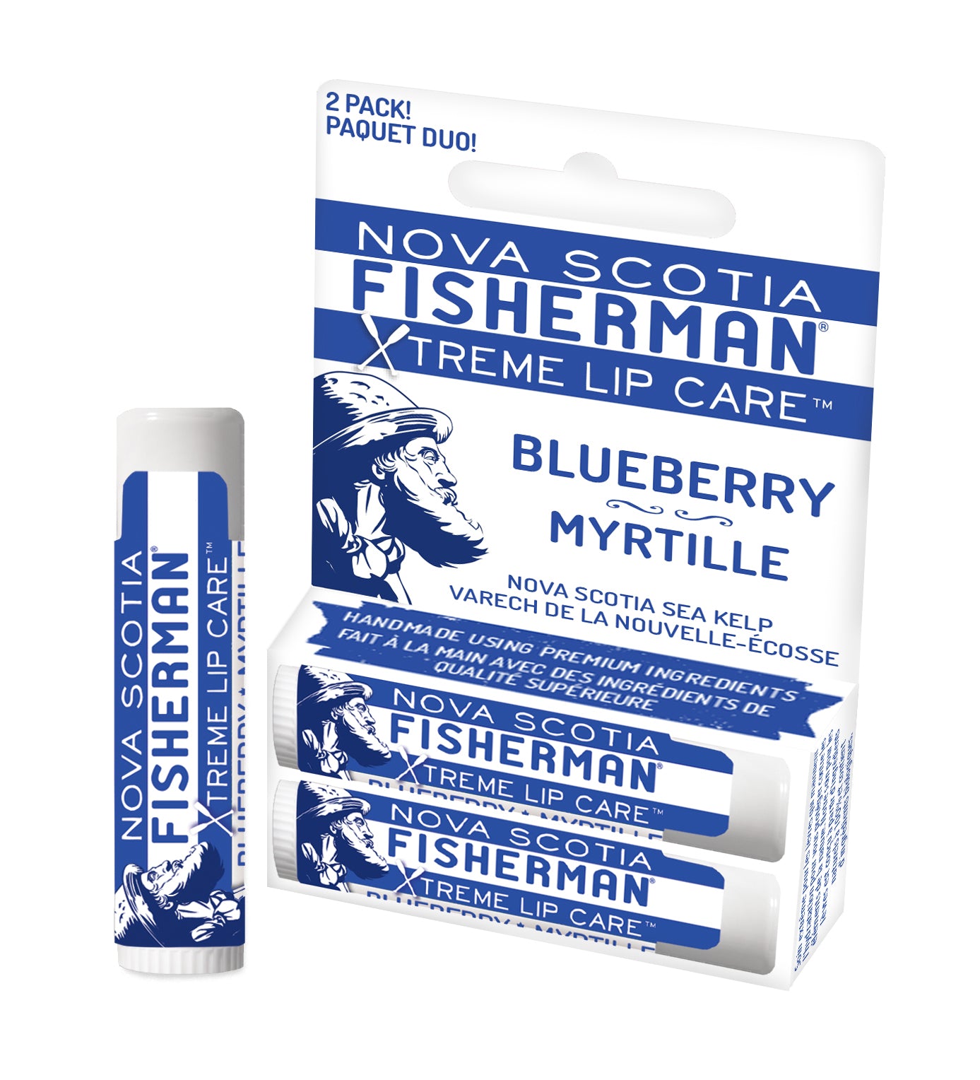 Two Pack Lip Balm - Blueberry